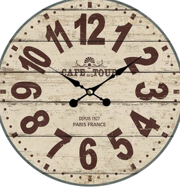 Horloge "Café de la Tour" 15"