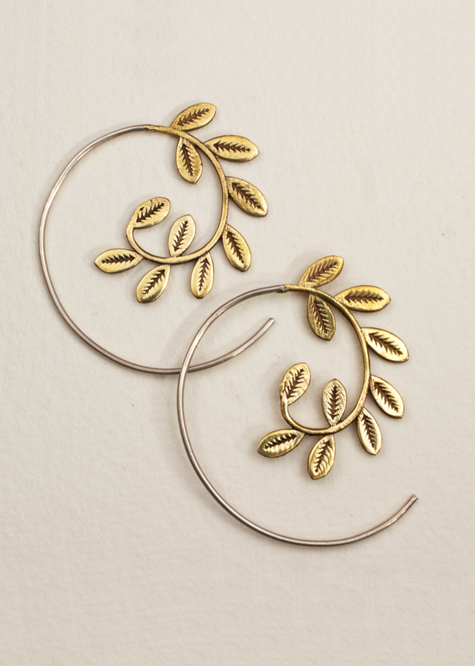 dZi Laurel Wreath Earrings