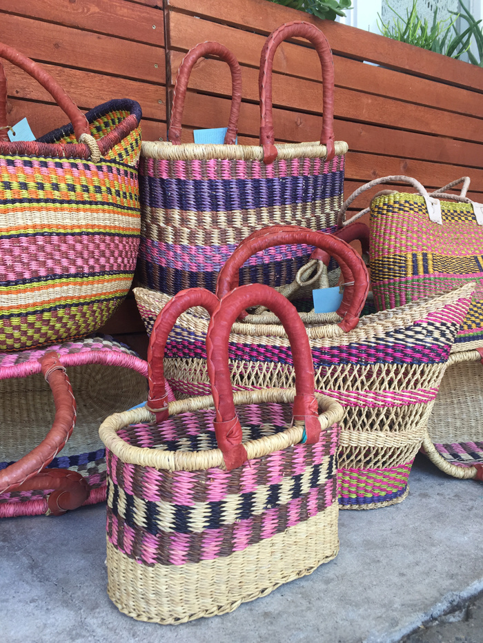 HumanKind Fair Trade | Leather Series: Bolga Market Baskets - HumanKind ...