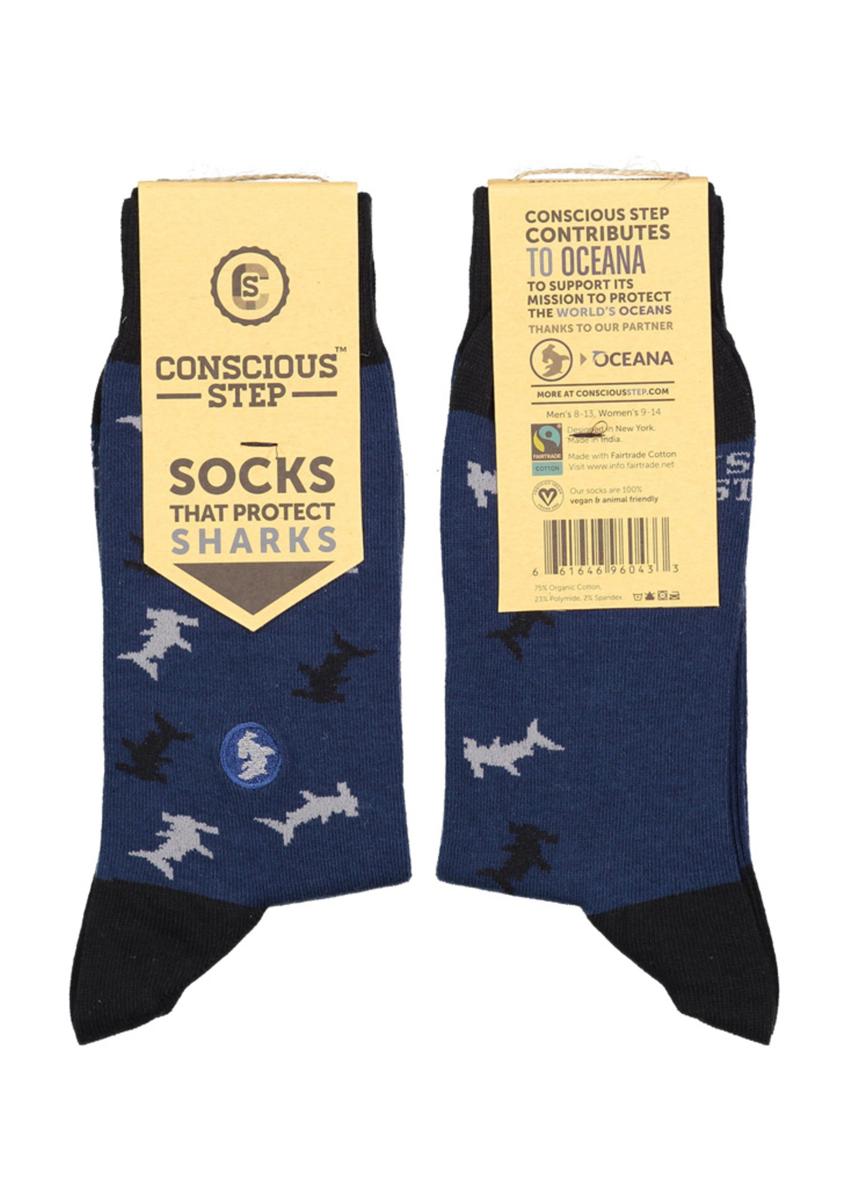 Conscious Step Men's Socks That Protect Sharks