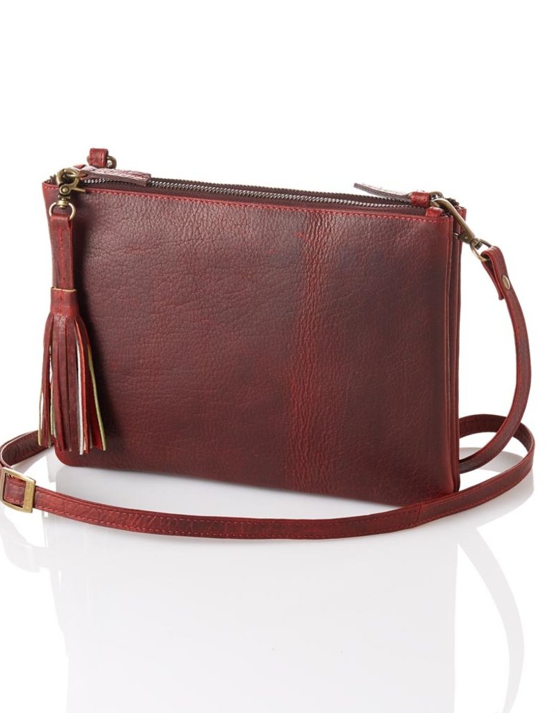 burgundy crossbody purse