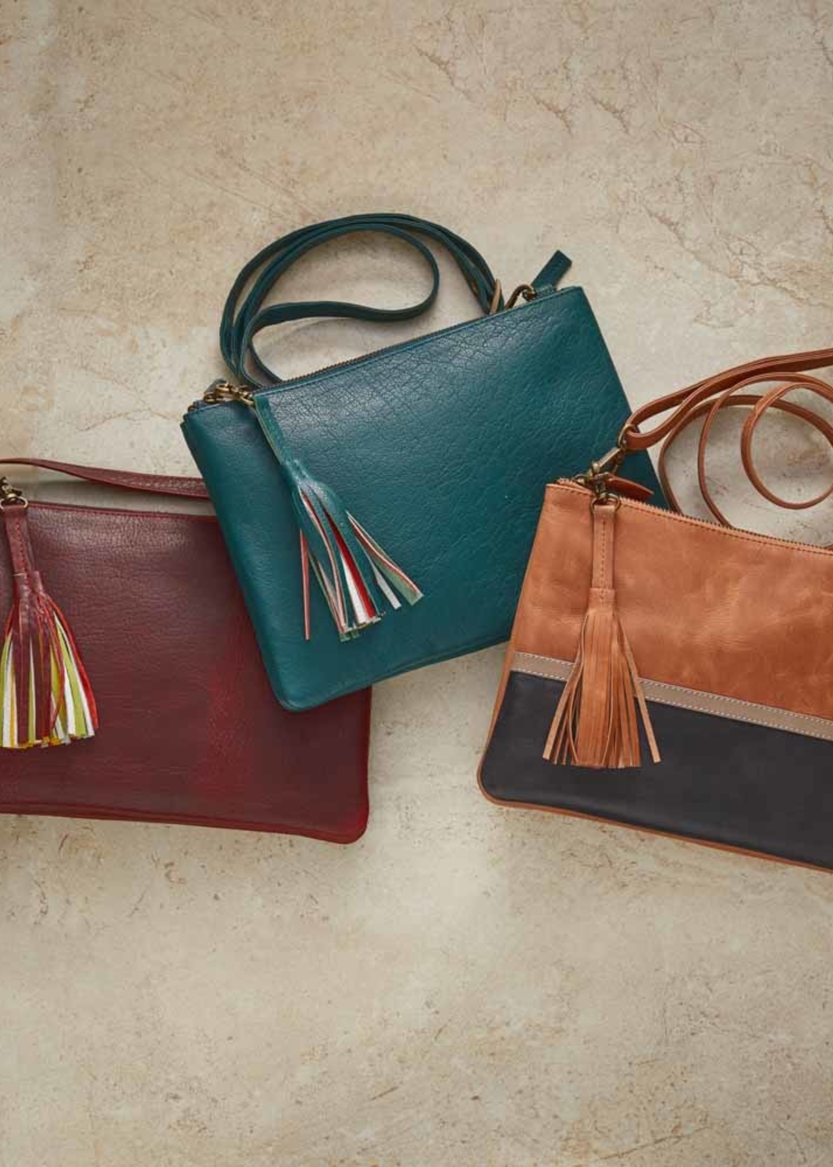 Teal-Turquoise-Designer-Leather-Crossbody-Handbag - Schandra