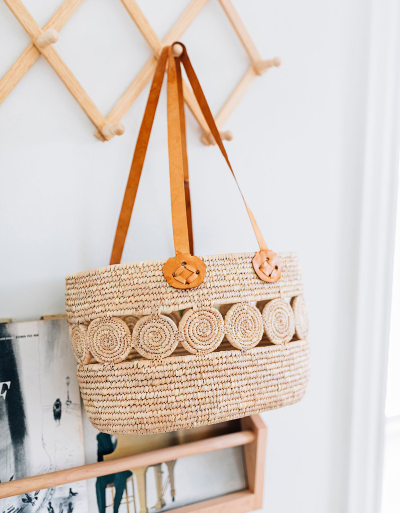 Palm leaf tote bag new arrivals