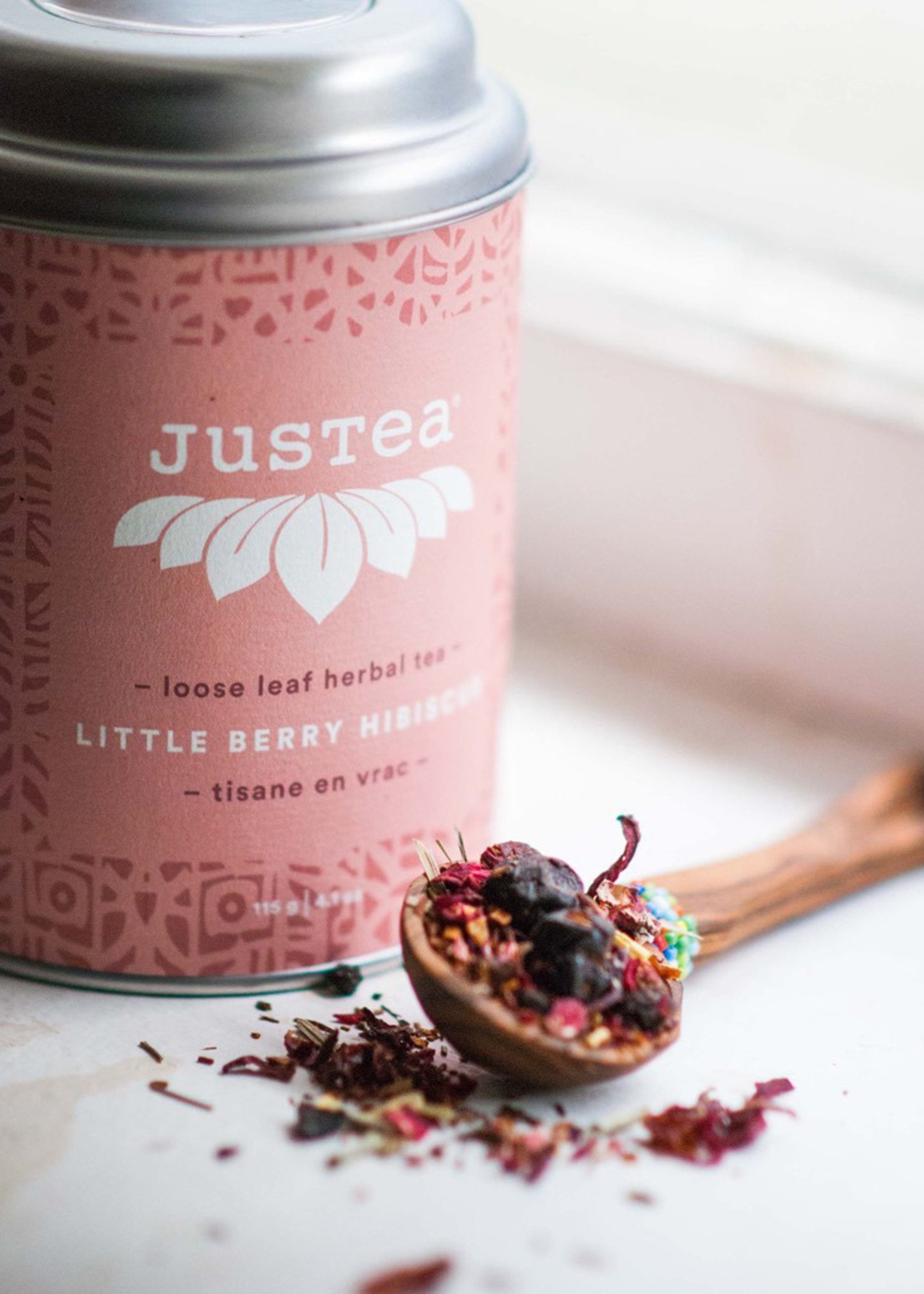 JusTea Loose Leaf Tea - Little Berry Hibiscus
