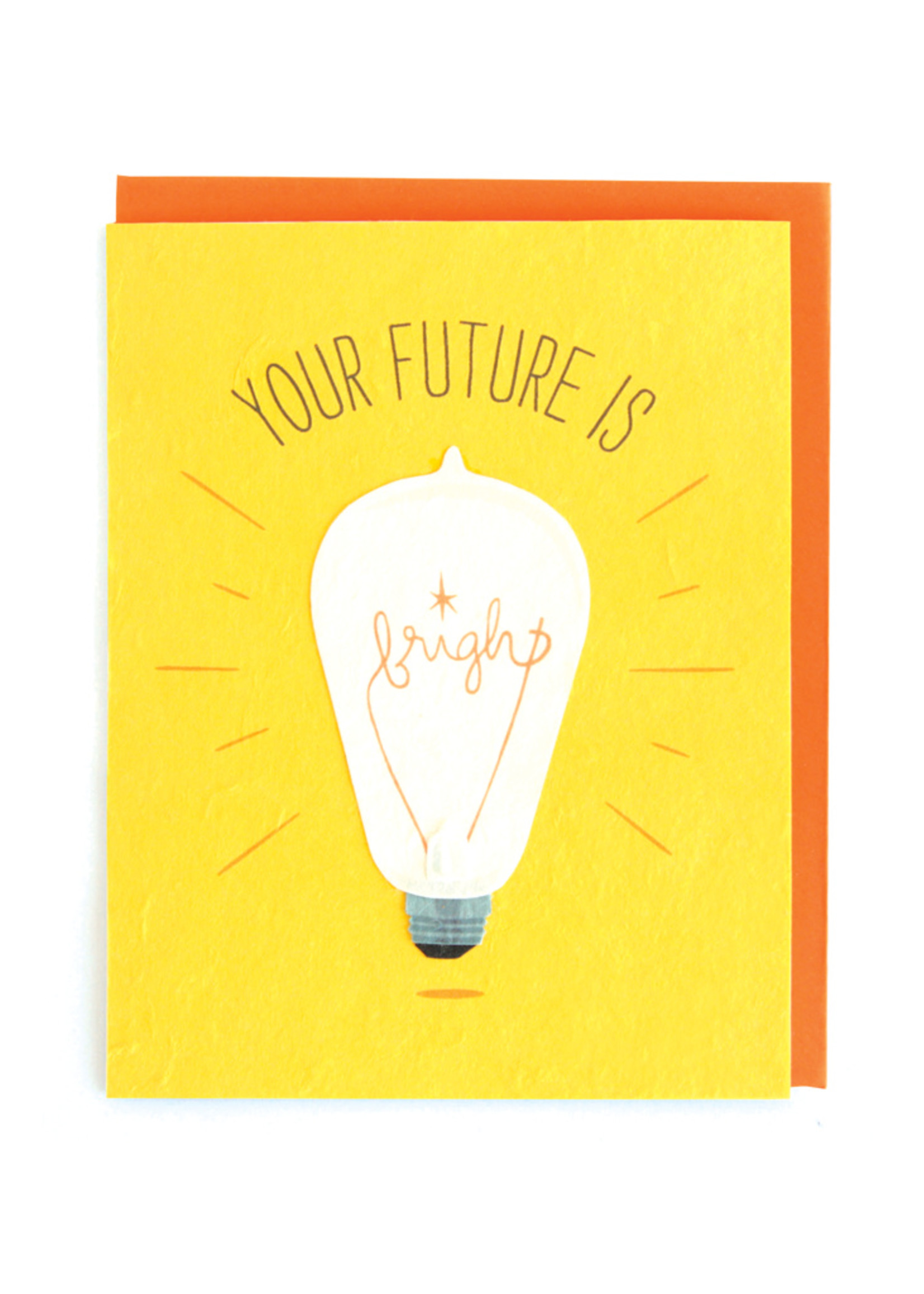 Good Paper Future Is Bright Card