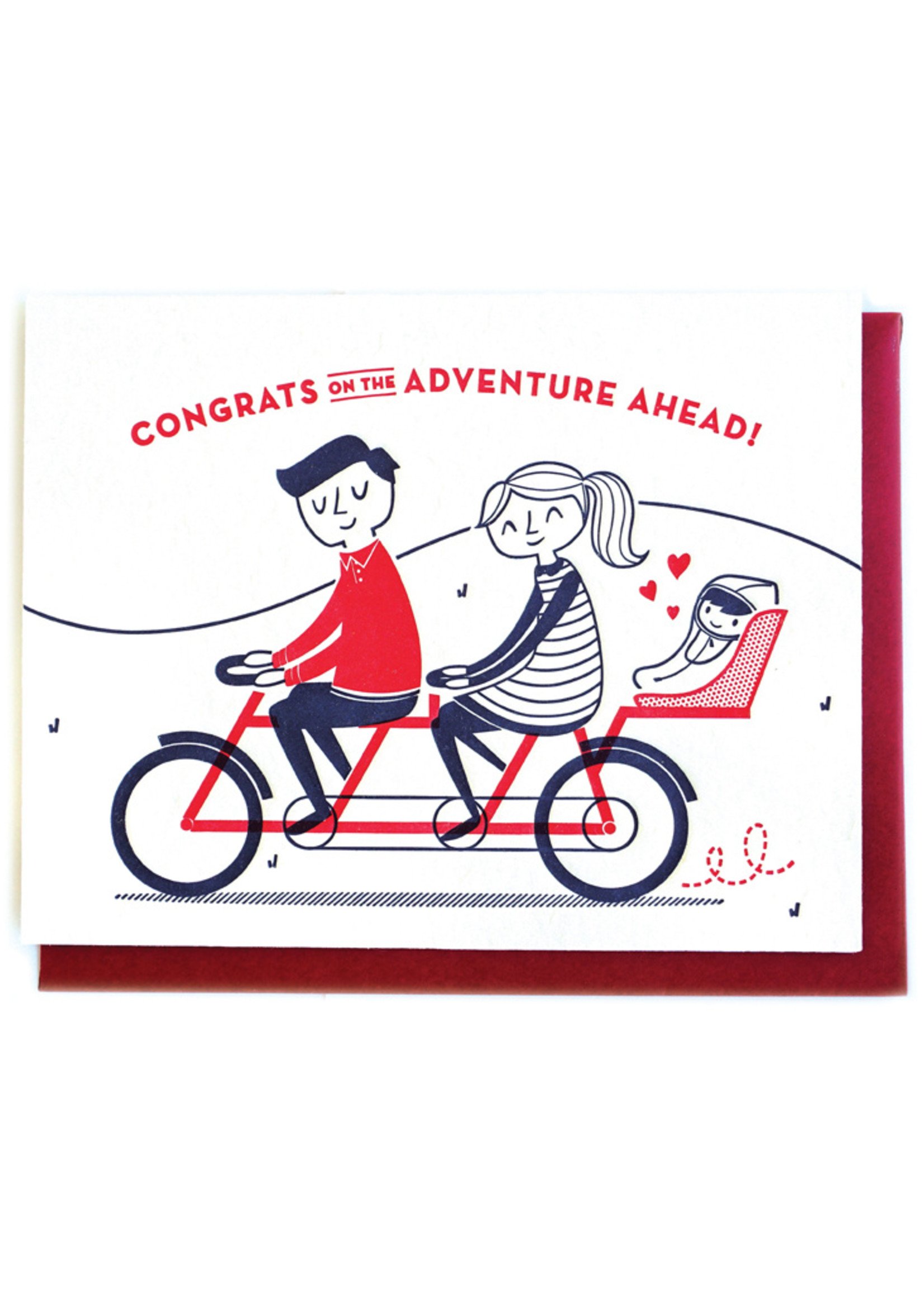 Good Paper Baby Bicycle Card