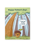 Good Paper Look Up Father's Day Card