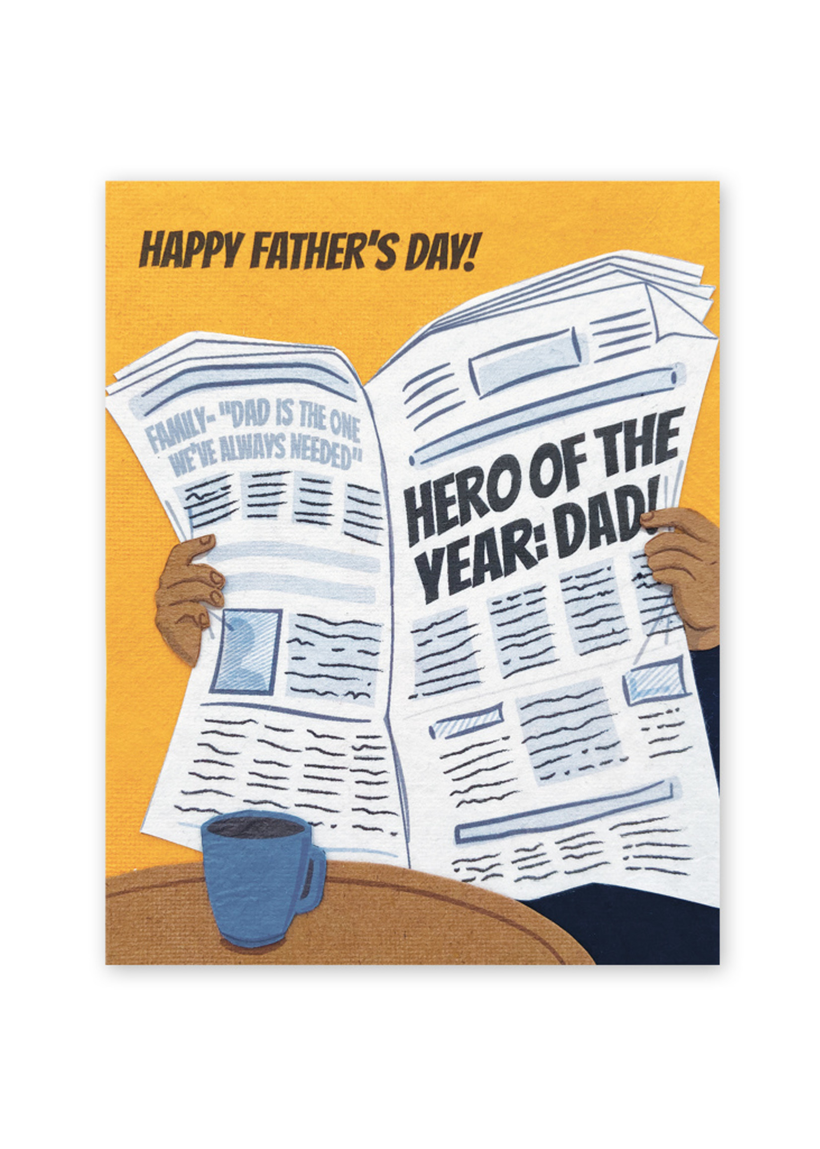 Good Paper Father's Day News  Card