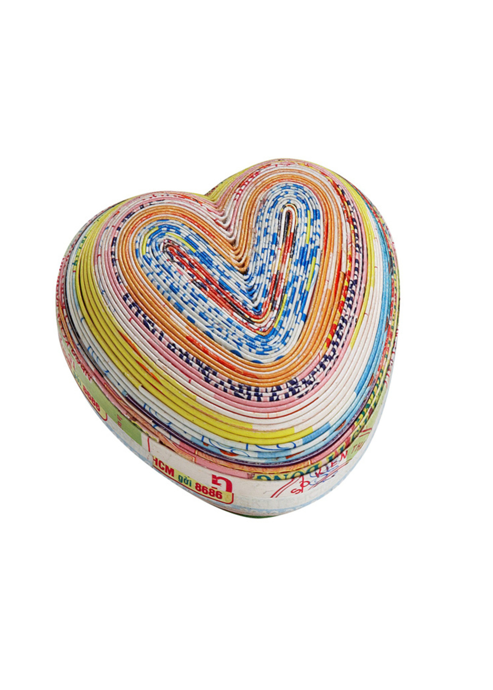 Ten Thousand Villages Paper Heart Box