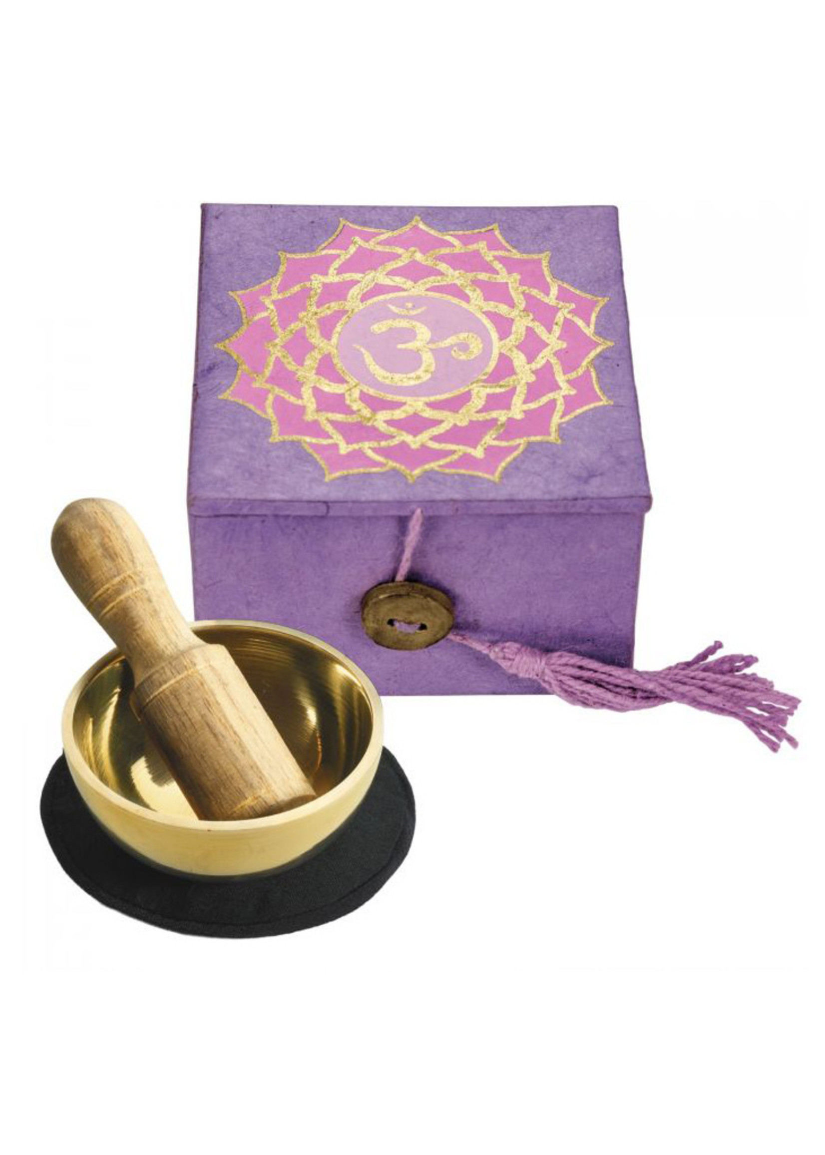 dZi Purple Crown Chakra Mini Meditation Bowl