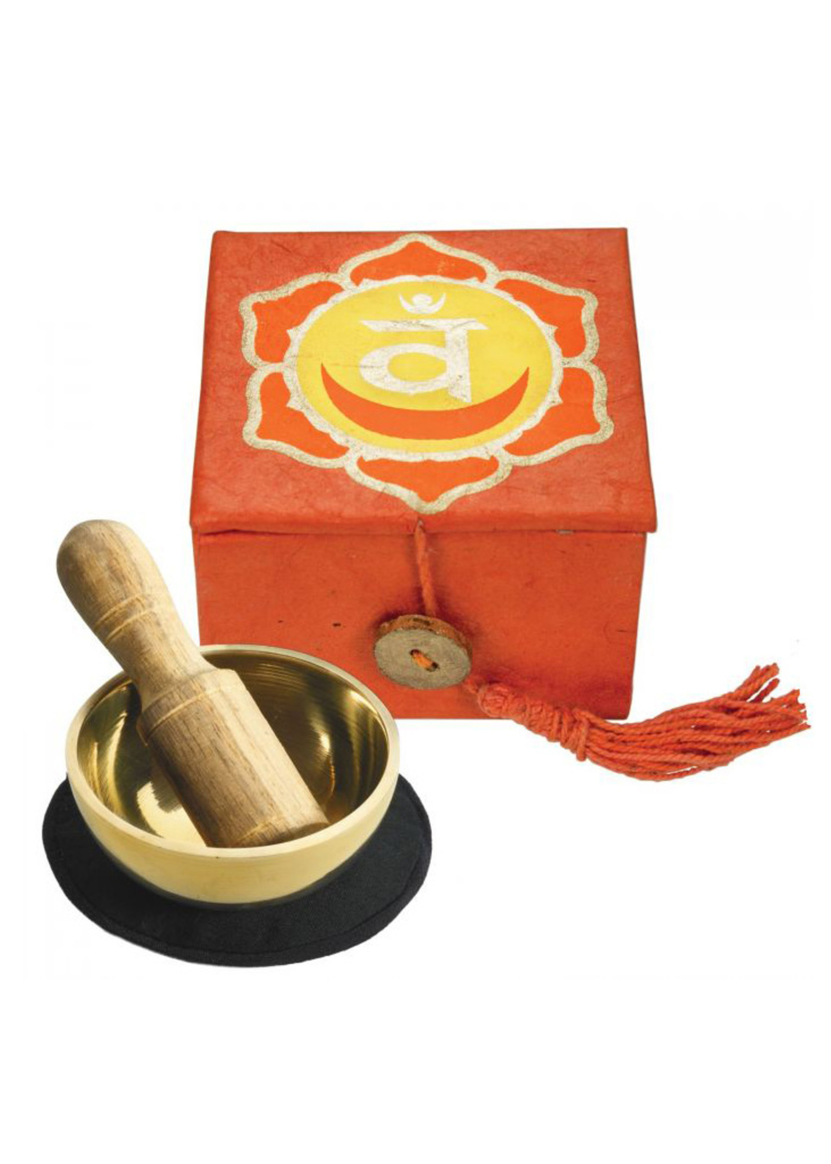 dZi Orange Sacral Chakra Mini Meditation Bowl
