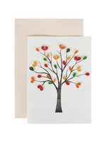 Ten Thousand Villages Quilled Love Tree Card