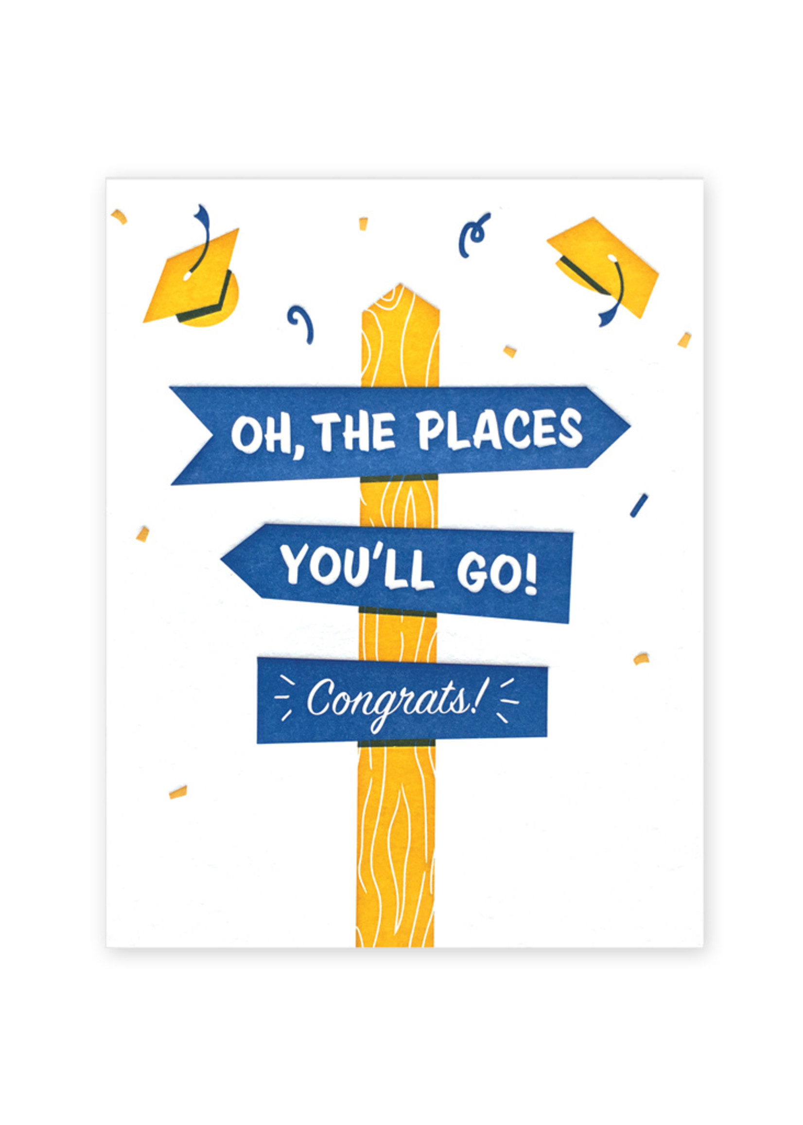 Good Paper Places You'll Go Card