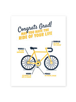 Good Paper Graduation Bicycle Card