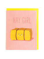Good Paper Hay Girl Card