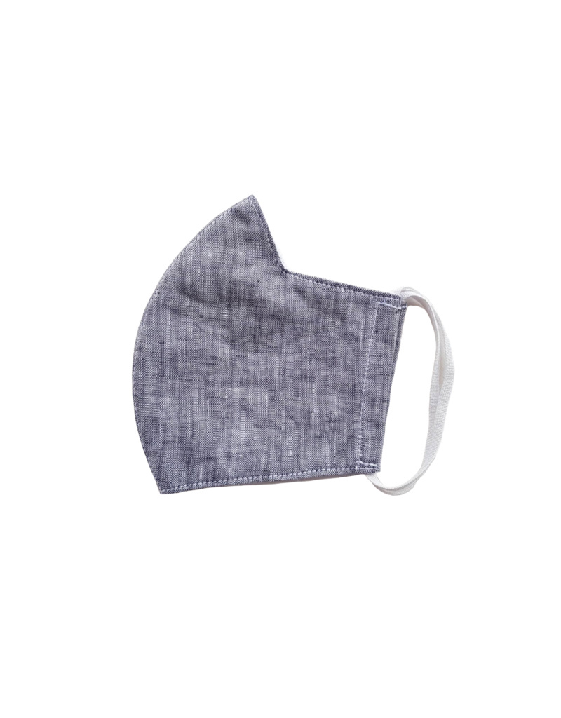 Reusable Linen Grey Adult Face Mask From Humankind Fair