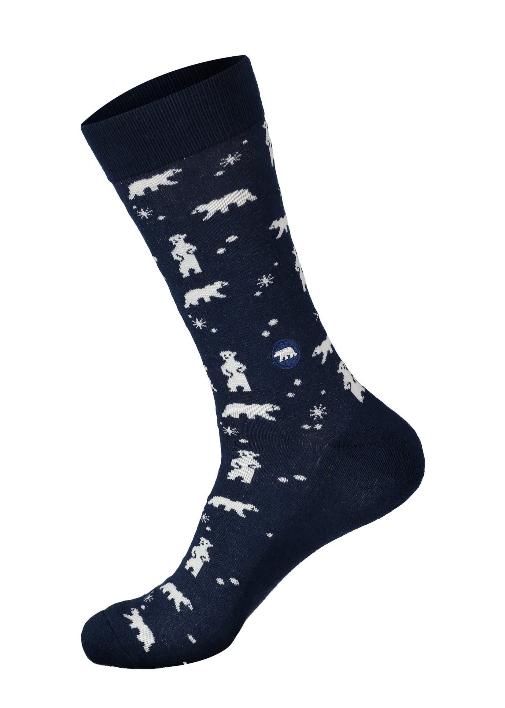 Conscious Step Women's Polar Bear Socks That Protect The Arctic