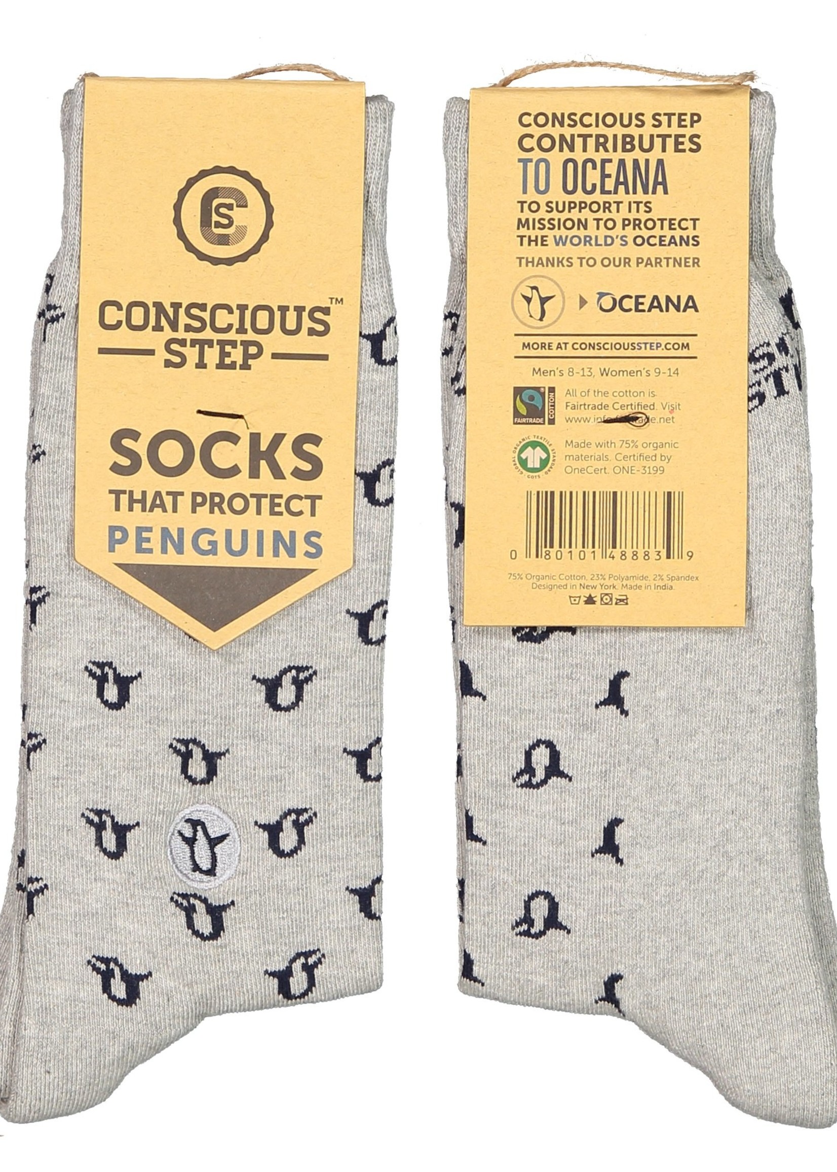 Conscious Step Men's Socks That Protect Penguins