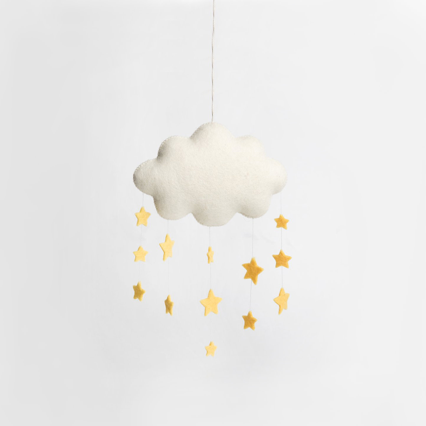 baby on a cloud ornament