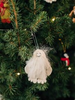 Ten Thousand Villages Felt Yeti Ornament