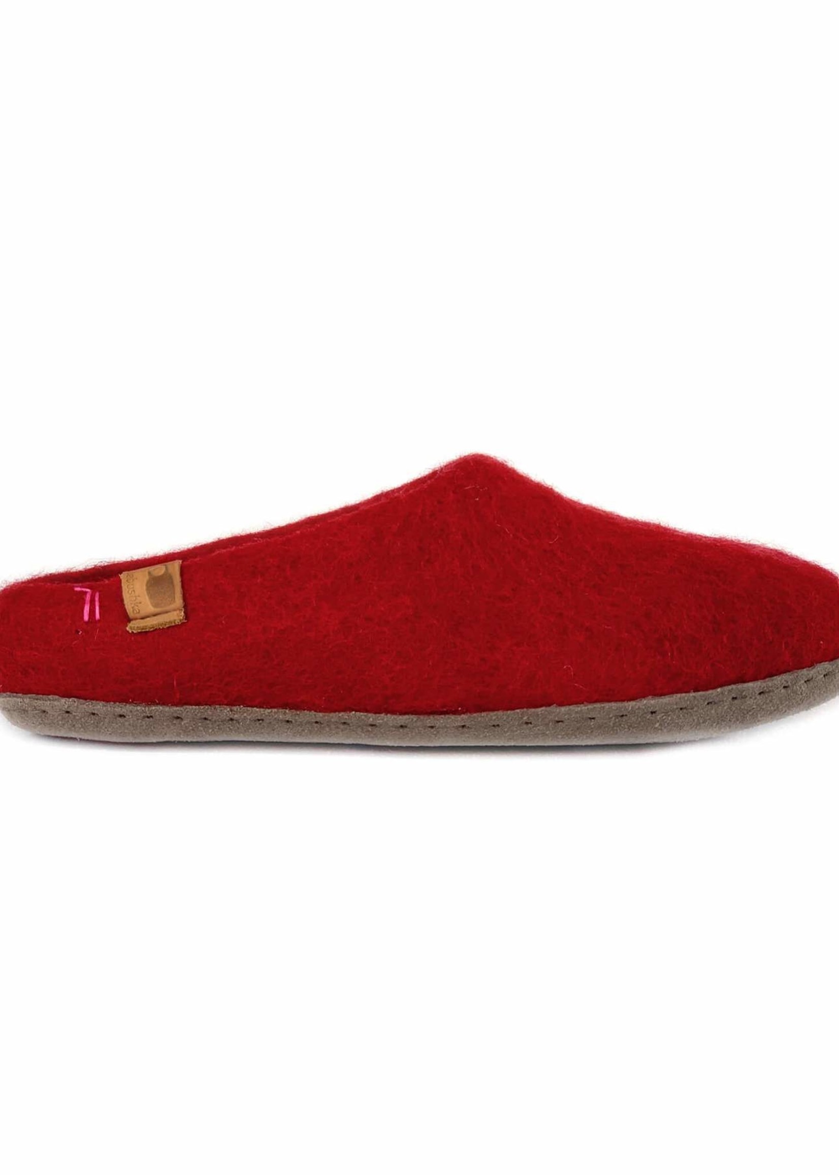 wool slippers on Red Wool Slippers From Humankind Fair Trade Humankind Fair Trade