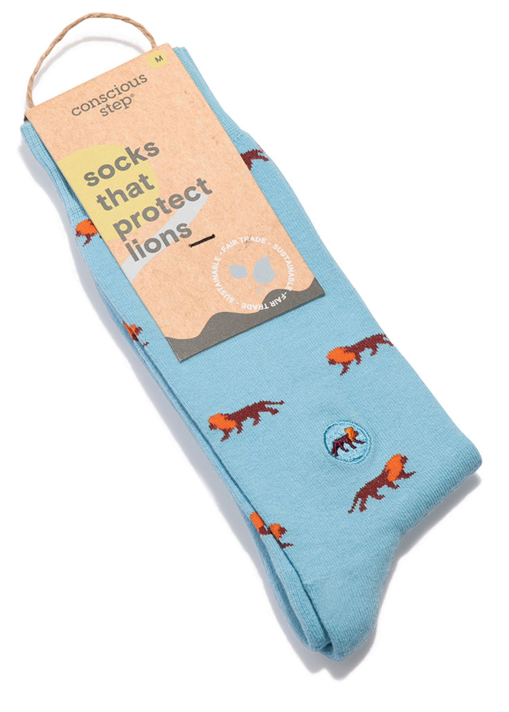 Conscious Step Men's Socks That Protect Lions