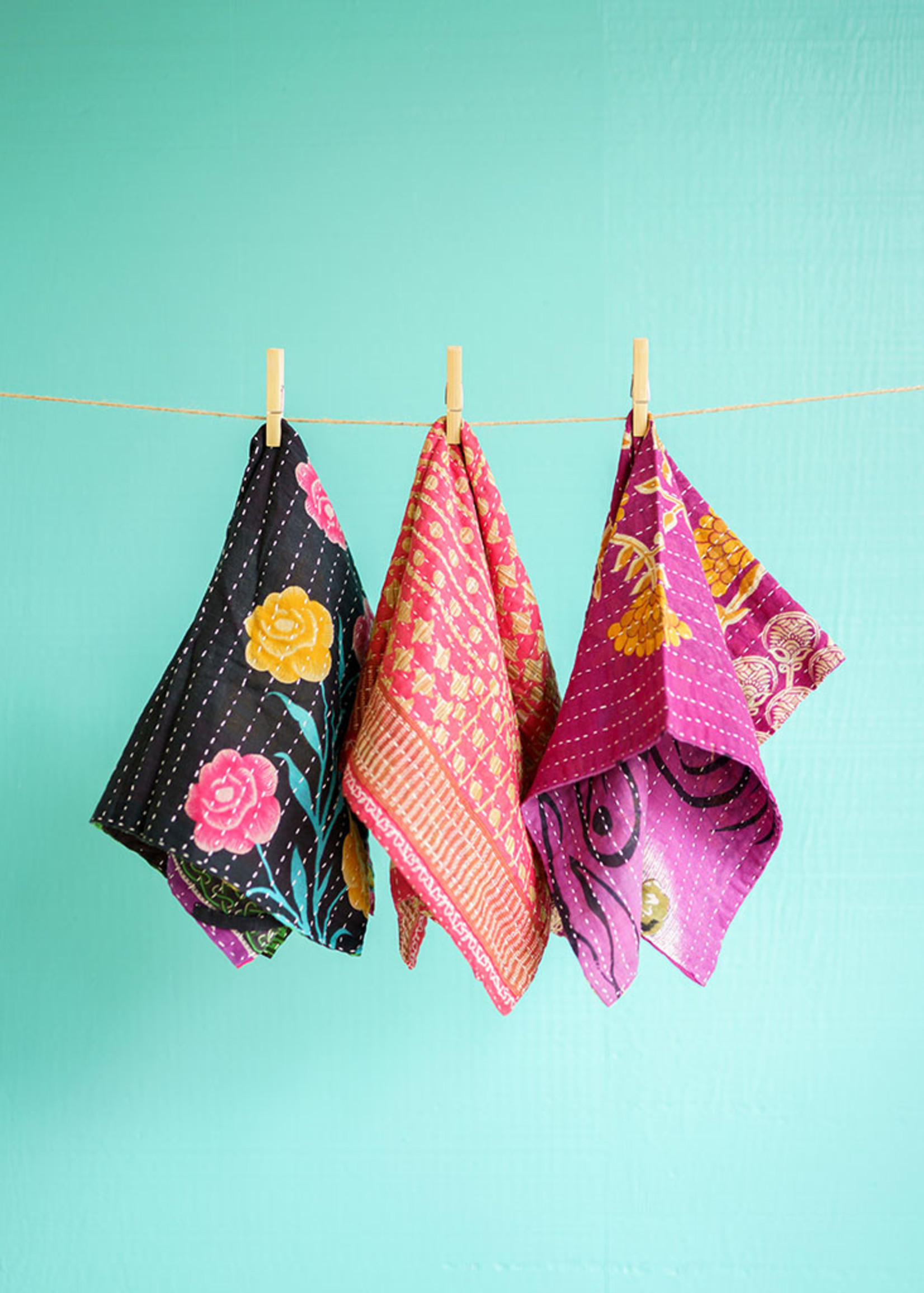 SERRV Kantha Dish Towel Set