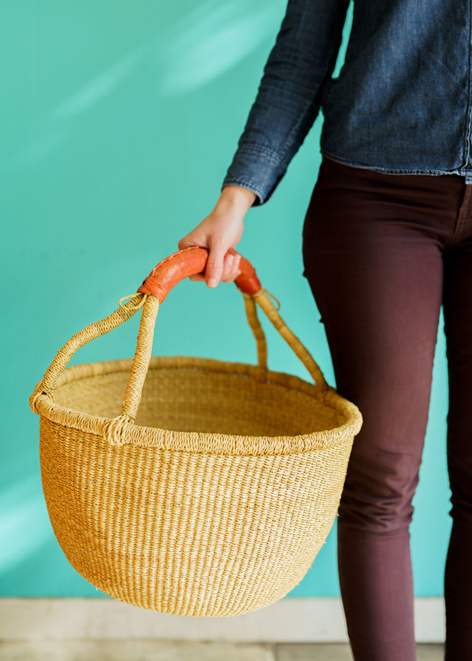 Natural Market Basket from HumanKind Fair Trade HumanKind Fair Trade