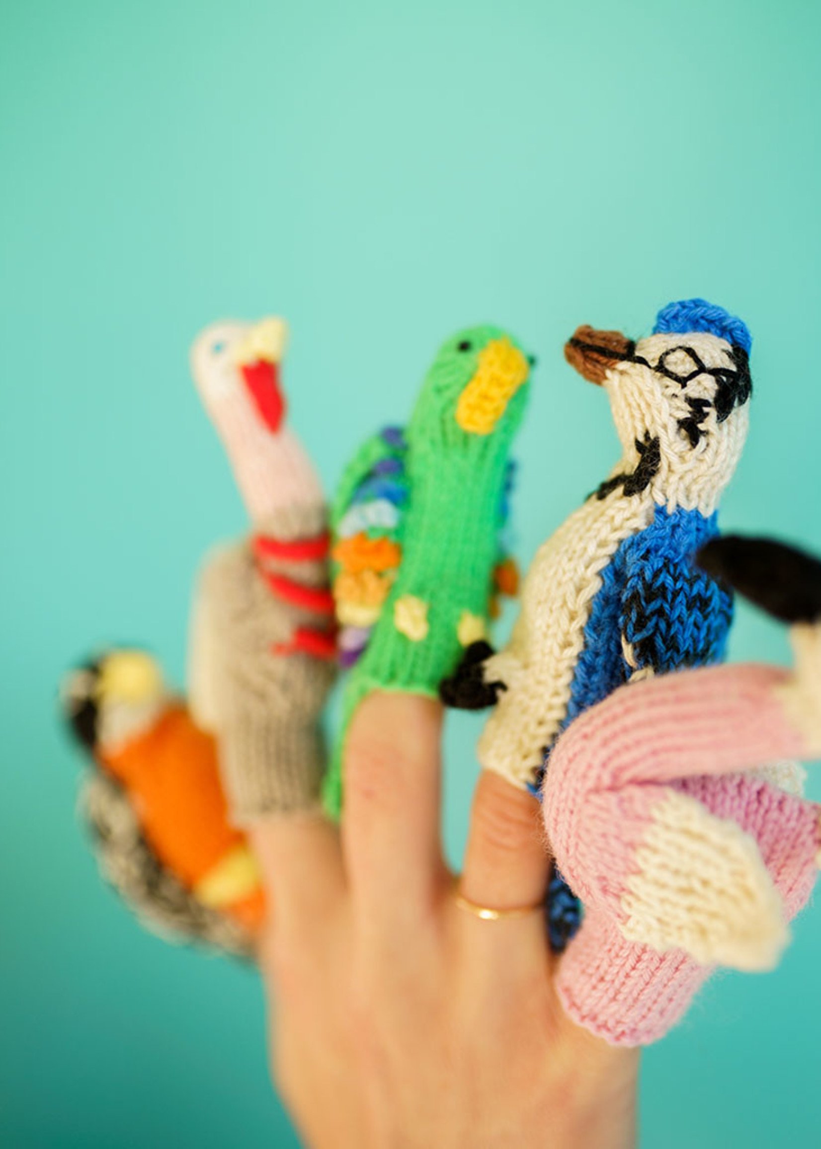 Lucuma Designs Assorted Birds Finger Puppets