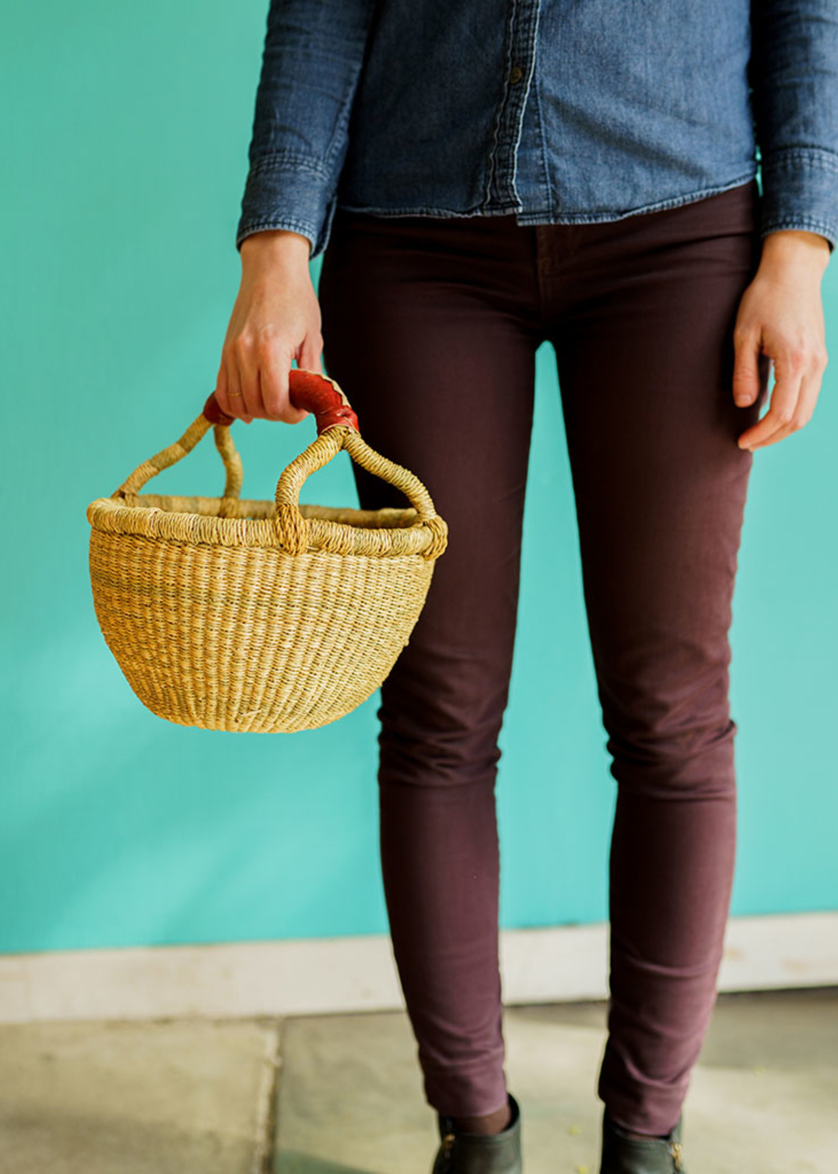 Natural Small Market Basket from HumanKind Fair Trade HumanKind Fair