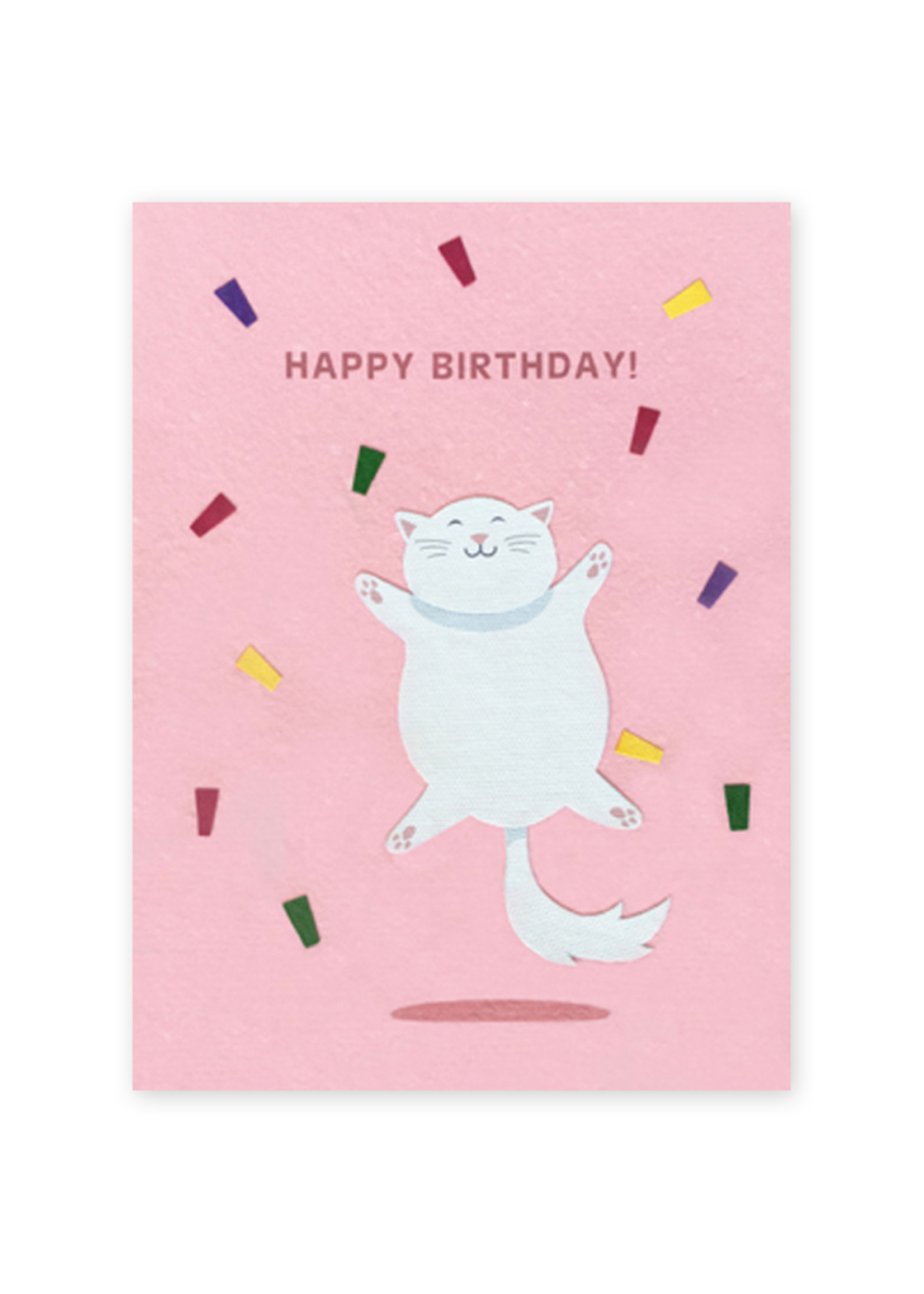 Good Paper Jump for Joy Birthday Card