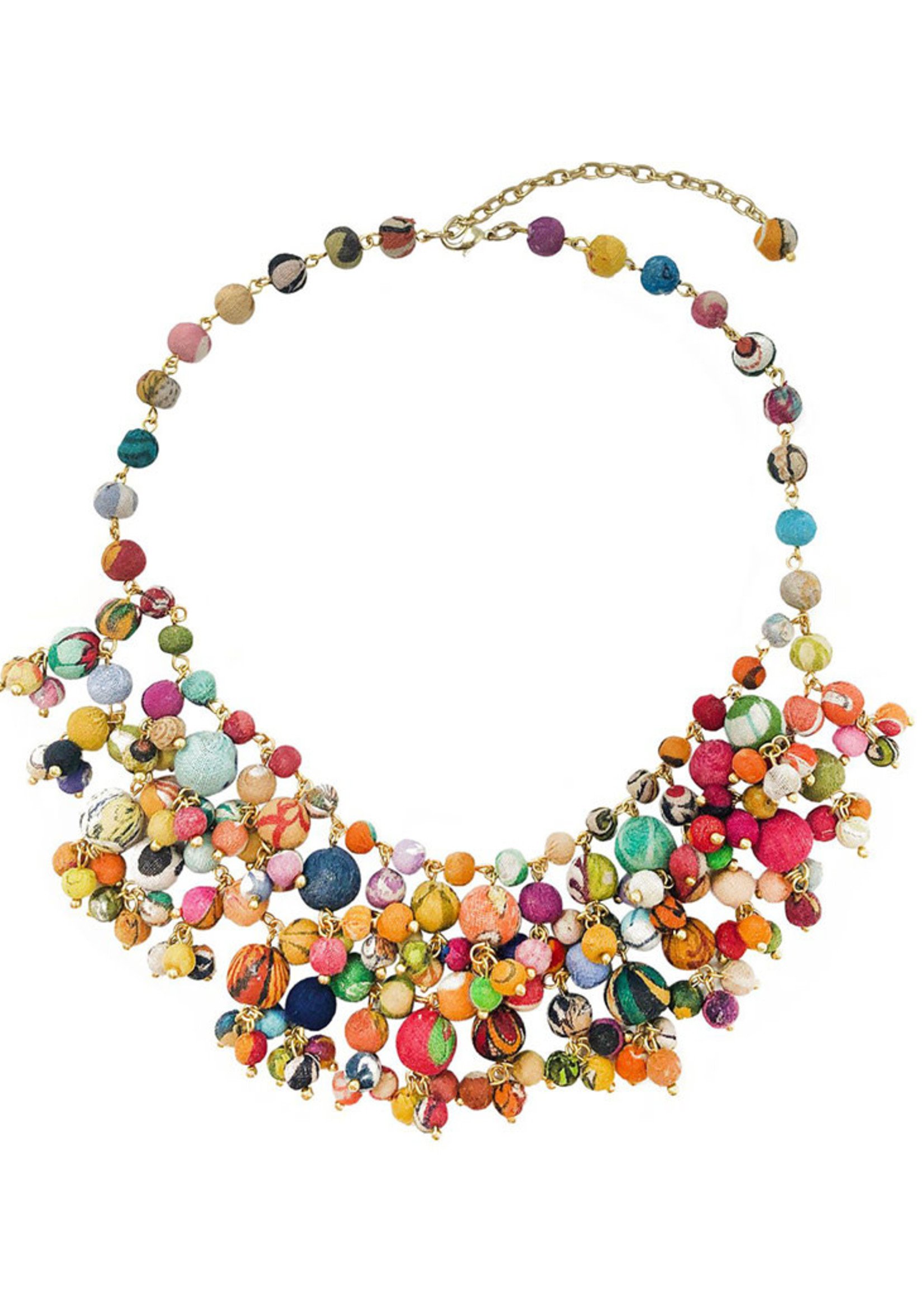 WorldFinds Kantha Khalani Necklace