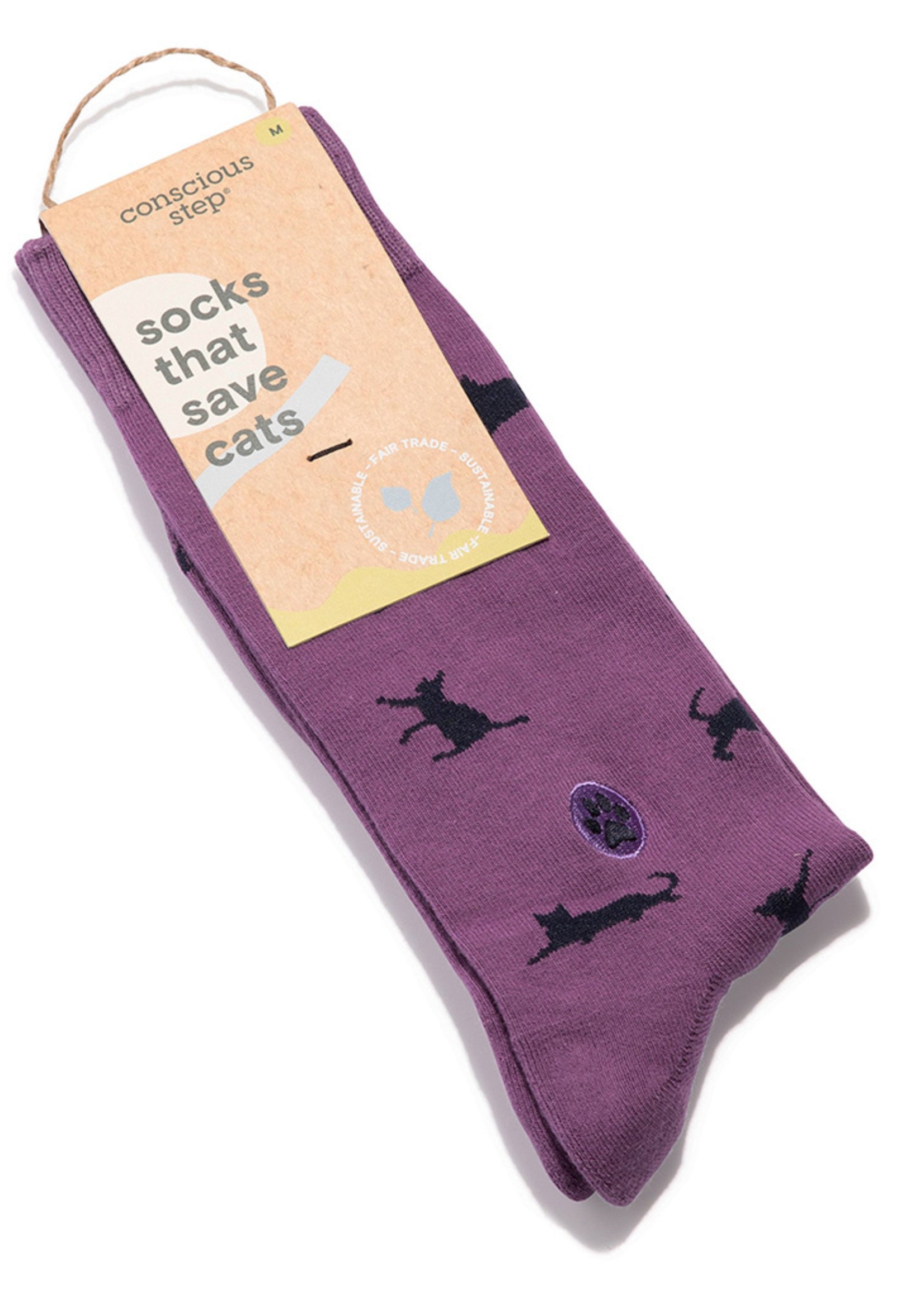 Conscious Step Men's Socks That Save Cats