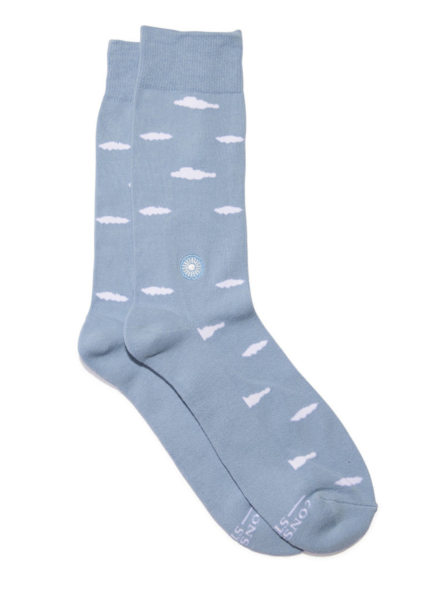Conscious Step Men's Cloud Socks that Support Mental Health