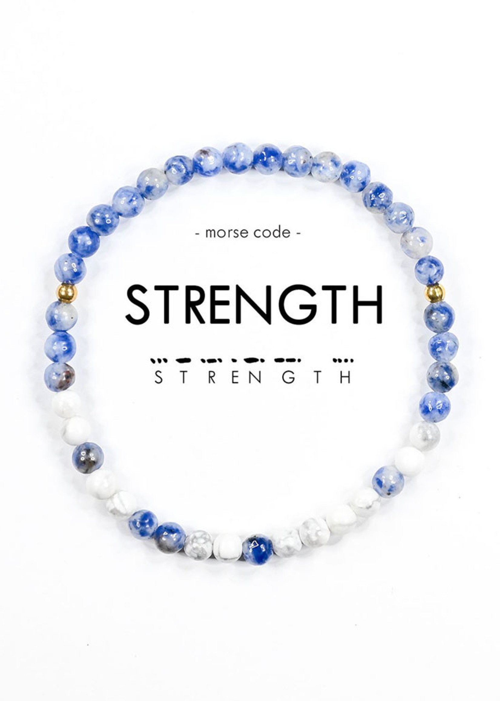 Ethic Goods Morse Code STRENGTH Bracelet