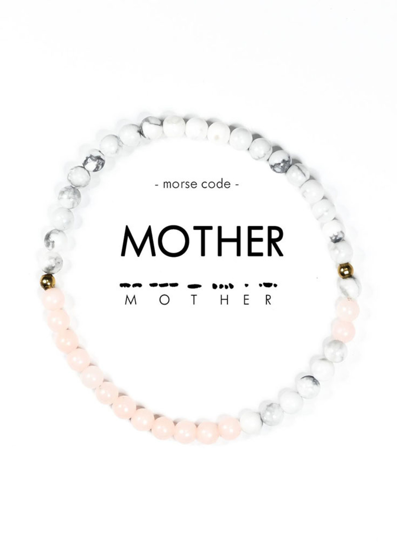 Morse Code MOTHER Bracelet