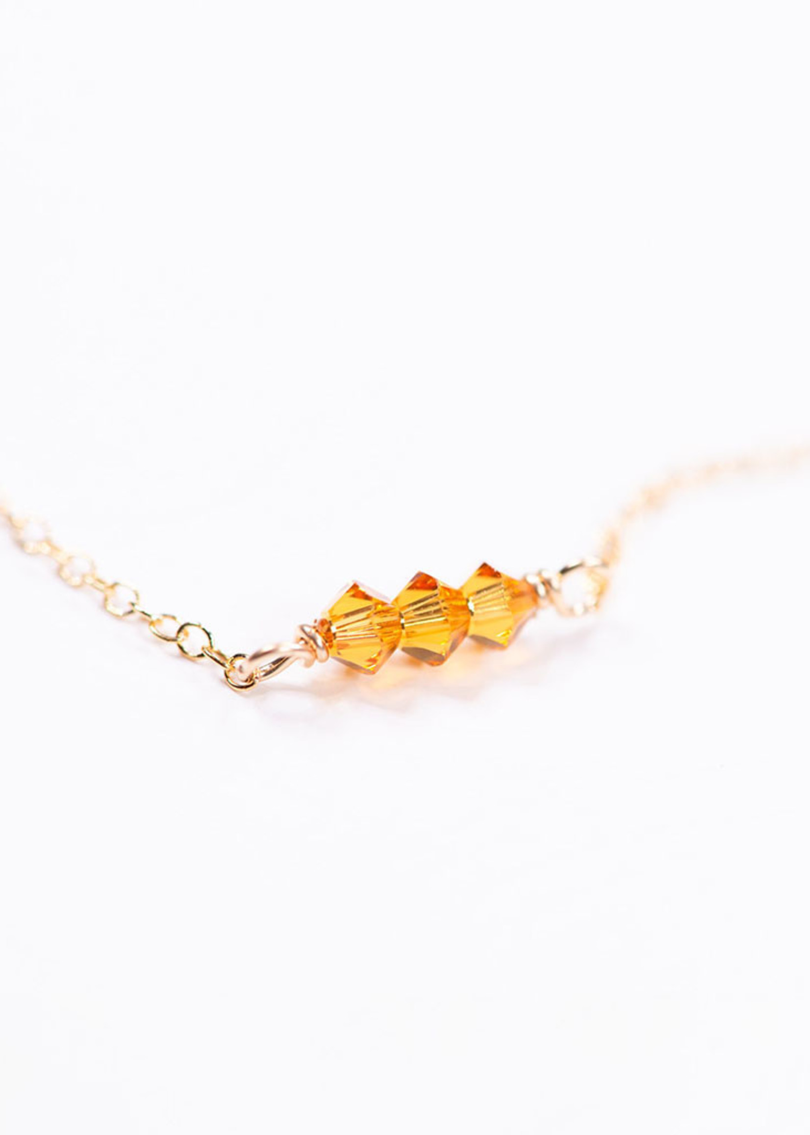 NOVEMBER Birthstone Necklace from 