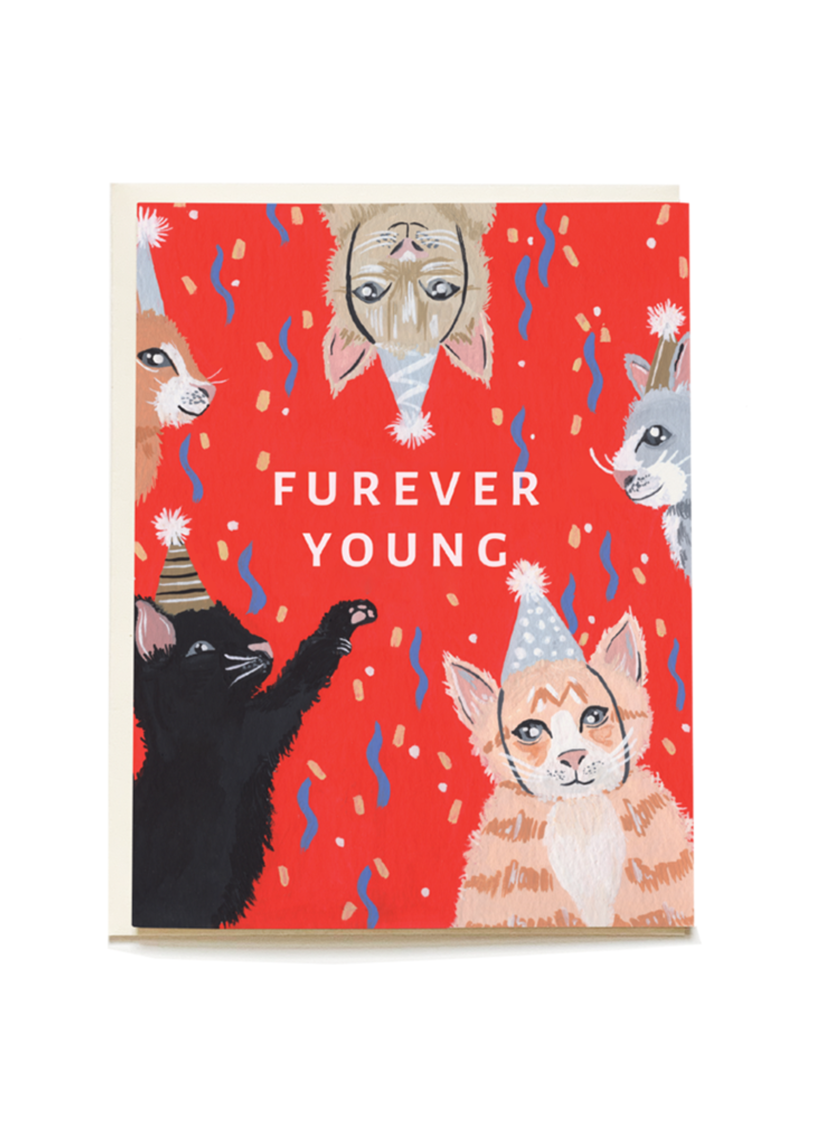 Pen + Pillar Kitten Party Birthday Card