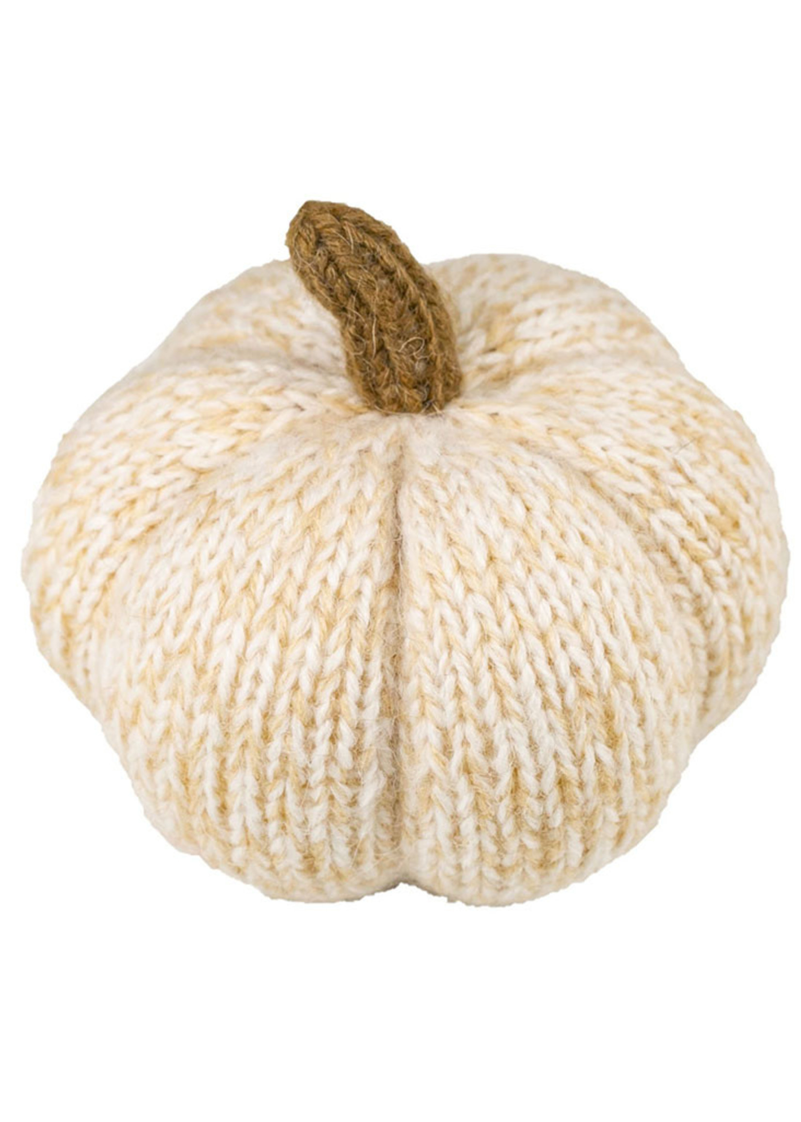 Andes Gifts Cream Knit Pumpkin
