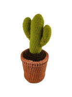 Andes Gifts Green Knit Cactus Plant