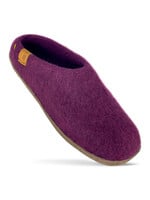 Baabushka Merlot Wool Slippers