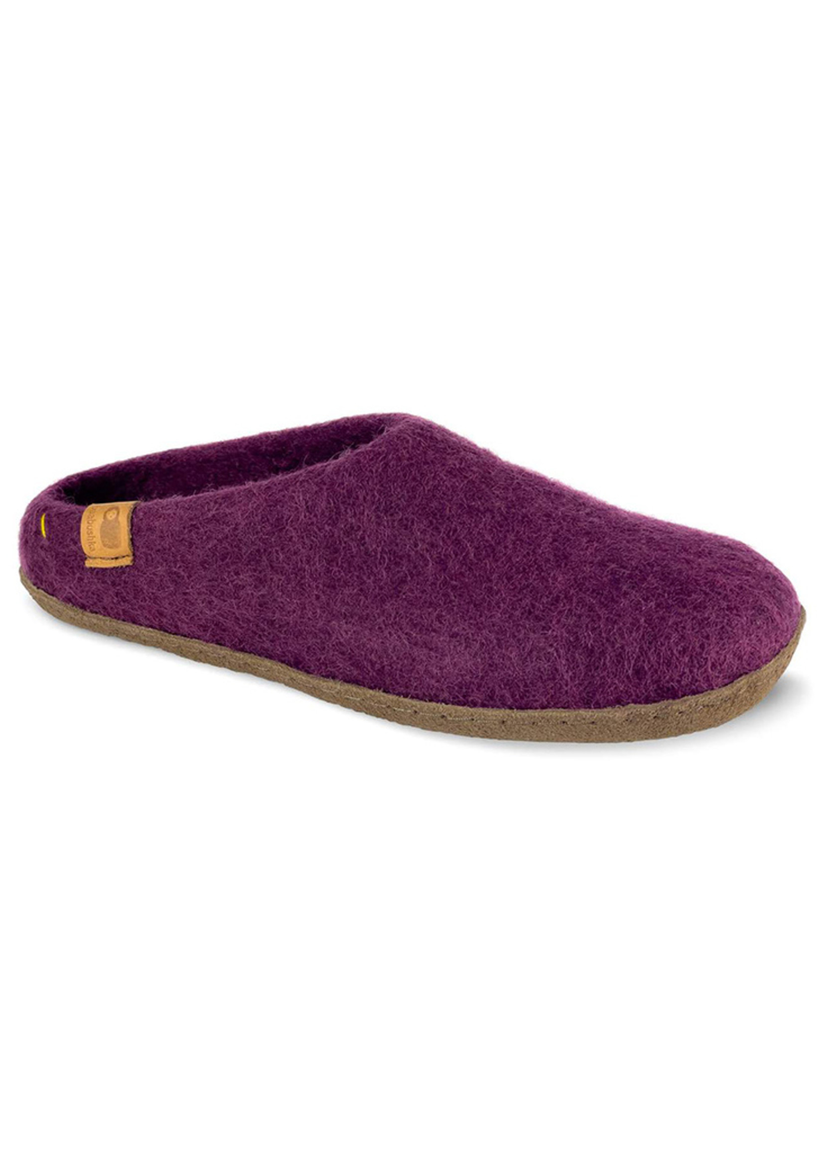 Baabushka Merlot Wool Slippers