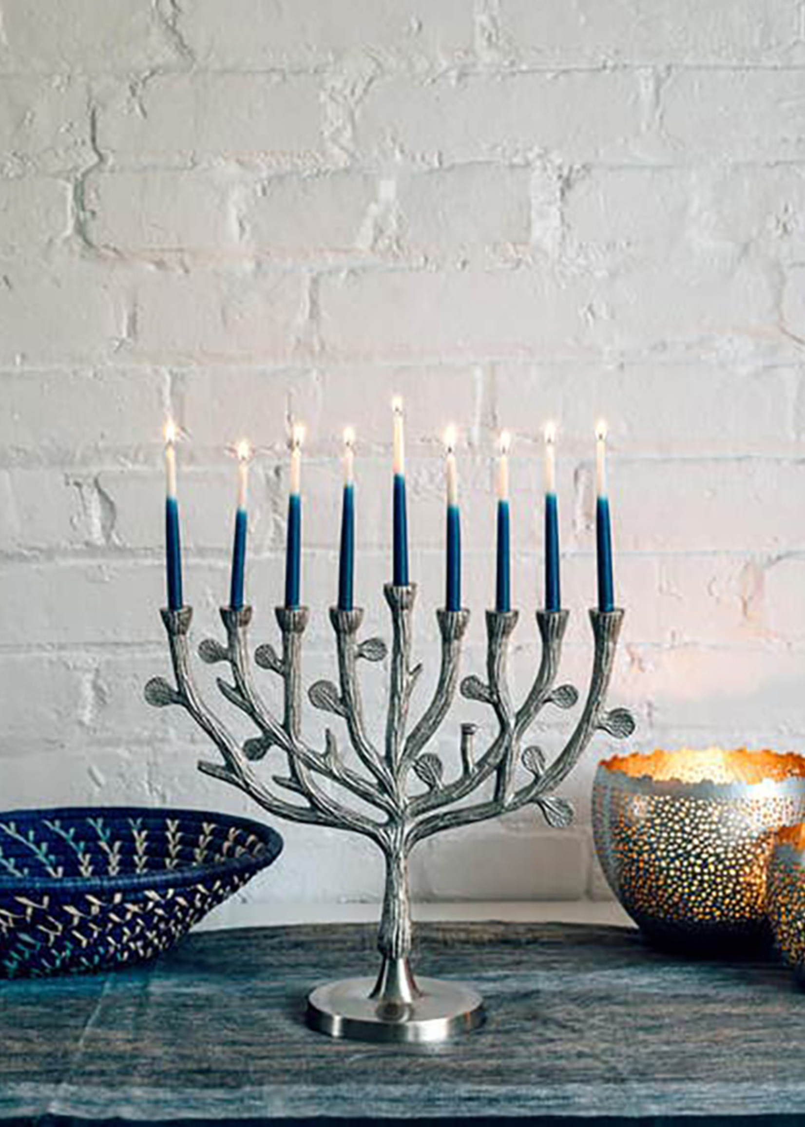 Ten Thousand Villages Tree of Life Menorah