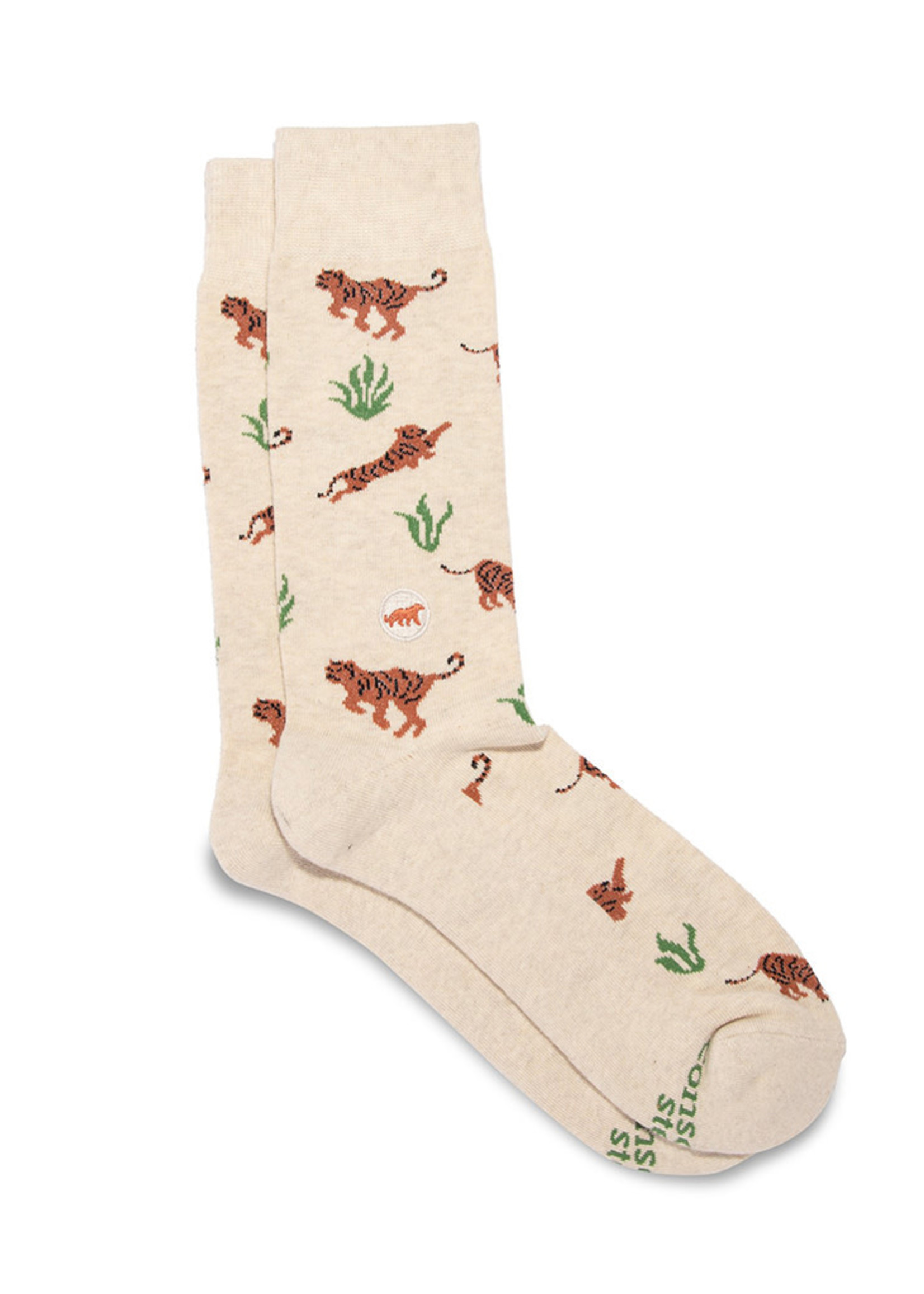 Conscious Step Women's Socks that Protect Tigers