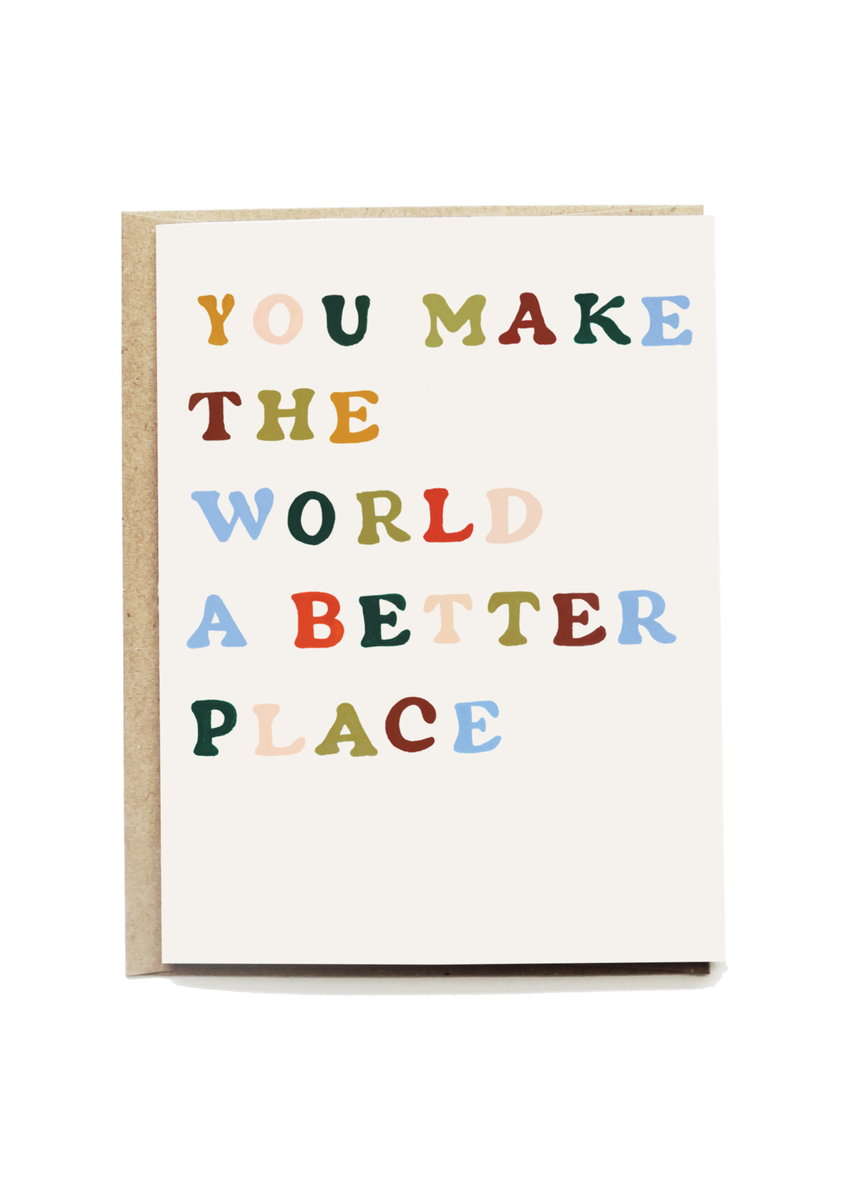 Better World Greeting Card