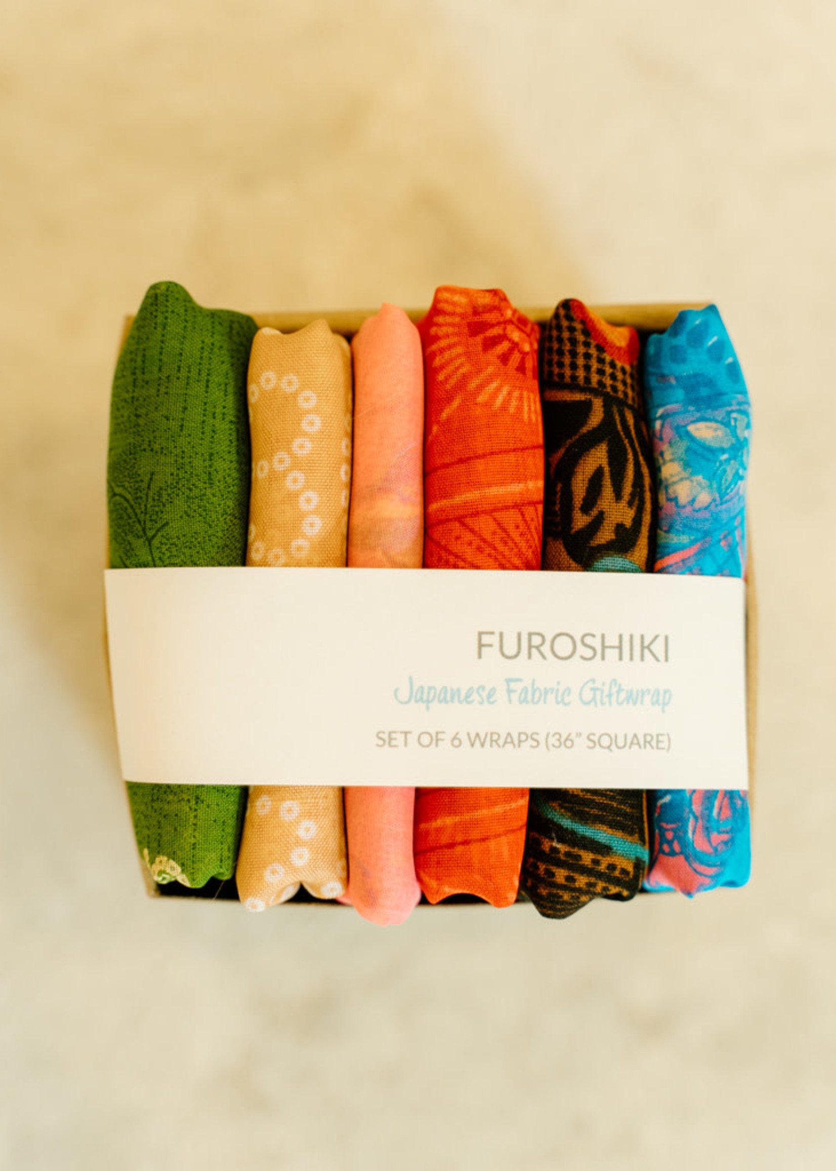 Matr Boomie Sari Fabric Furoshiki Gift Wraps - Set of 6