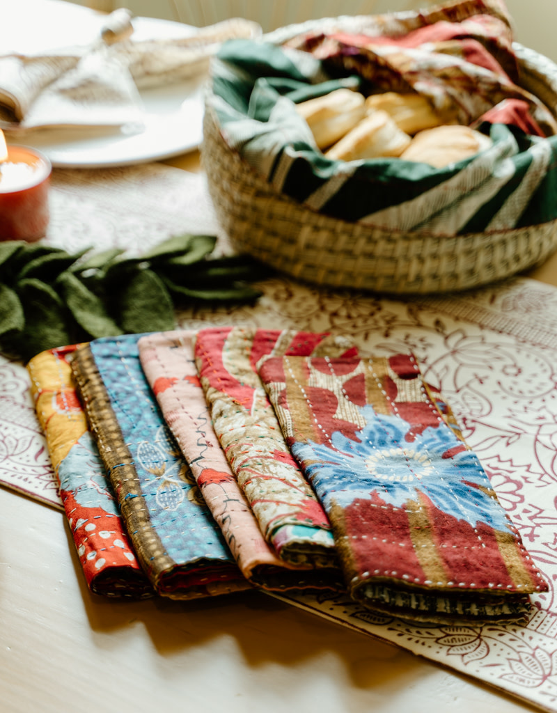 Kantha Dish Towel Set from HumanKind Fair Trade - HumanKind Fair Trade