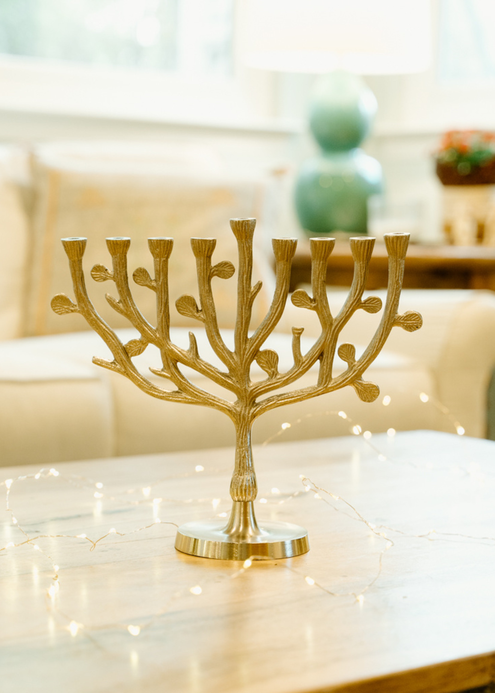 Ten Thousand Villages Tree of Life Menorah