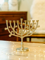 Ten Thousand Villages Tree of Life Menorah