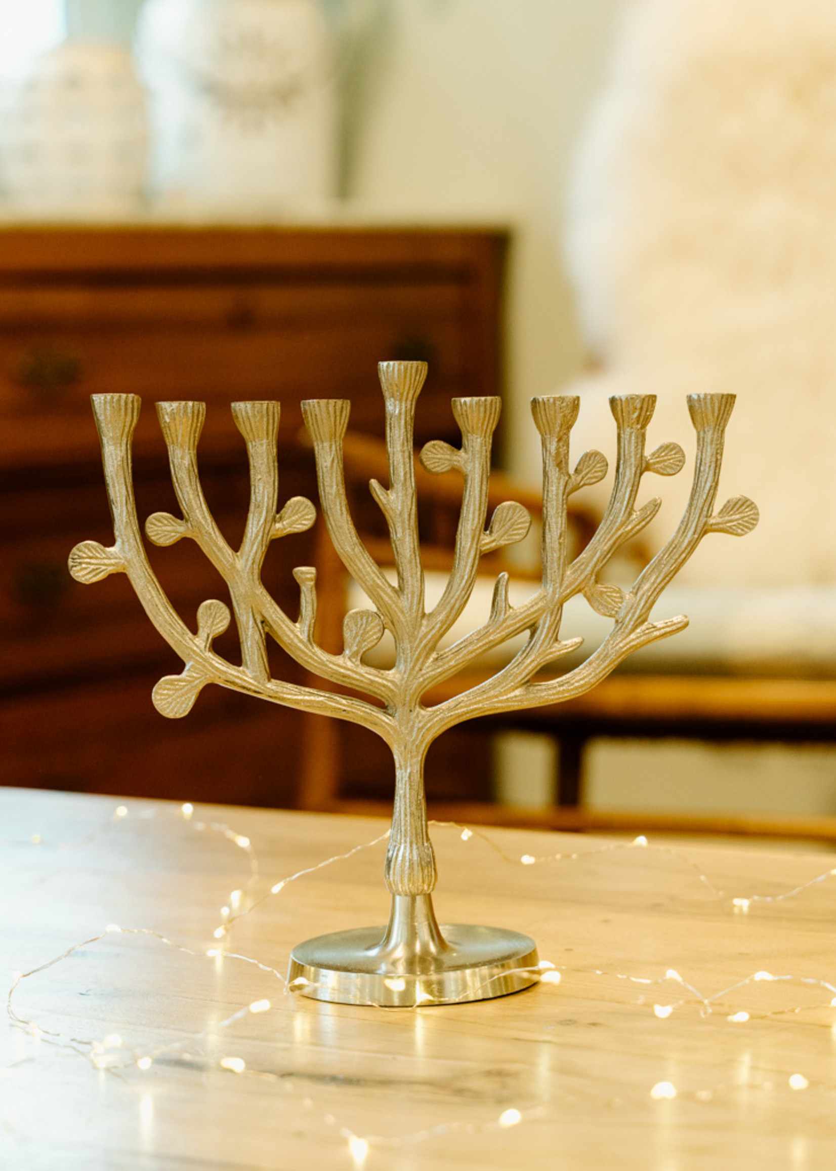 Ten Thousand Villages Tree of Life Menorah